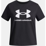 Under Armour Girls' T-shirt UA BIG LOGO SS-BLK - Girls Cene