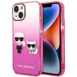 Karl Lagerfeld KLHCP14MTGKCP za iphone 14 plus gradient roza zaščita - full bodies Cene