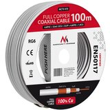 Maclean MCTV-472 coaxial cable RG-6 /U 100 m White | shoptok.hr