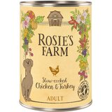  Varčno pakiranje Rosie's Farm Adult 24 x 400 g - Piščanec & puran | shoptok.hr