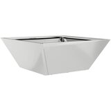  Vrtna saksija 5 pcs Srebrno 40 x 40 x 15 cm Cinkani čelik | shoptok.hr