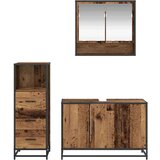 vidaXL set namještaja za kupaonicu 3 pcs staro drvo 90 x 33 x 60 cm | shoptok.hr