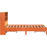 Krevet s regalom za knjige bez madraca 150x200 cm od borovine | shoptok.hr