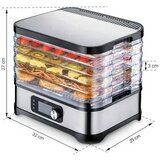 Ltc LXSR002 dehidrator / sušilica hrane 380 W – 5 metalnih pladnjeva | shoptok.hr