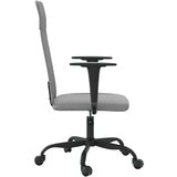 vidaXL Pisarniški stol svetlo sivo blago | Shoptok.si
