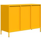 vidaXL Komoda boja senfa 101,5x39x73,5 cm hladno valjani čelik | shoptok.hr
