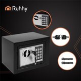 Ruhhy elektronički sef s kodom i ključem 23 x 17 x 17,5 cm | shoptok.hr