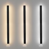  LED spoljašnje zidno svetlo WOW LED/20W/230V 3000/4000/6000K 120cm IP54 crna | Eponuda.com
