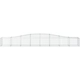  Lučne gabionske košare 6 kom 400x50x40/60 cm pocinčano željezo | shoptok.hr