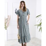 Resti Women's floral midi dress in purple- Clothing | Shoptok.si