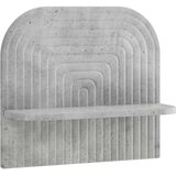  Zidna polica 2 kom. Betonska siva 41 x 13 5 x 37 5 cm - Betonska siva 41 cm | shoptok.hr