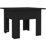 Furnova Klubska mizica črna 55x55x42 cm iverna plošča, (21915671) | Shoptok.si