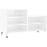  The Living Store Omarica za čevlje visok sijaj bela 102x36x60 cm inženirski les - Omarica Za Čevlje, (21444029) | Shoptok.si