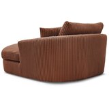 Bobochic Paris Oranžen fotelj iz rebrastega žameta Belem – | Shoptok.si