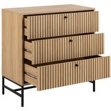 Actona Komoda v hrastovem dekorju v naravni barvi 81x80x40 cm Albany – | Shoptok.si