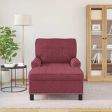  Ležaljka s jastukom Vinska crvena 91 x 157 x 91 cm tkanina | Eponuda.com