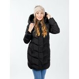 Glano Women's winter quilted jacket - black Cene