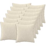  Jastuk s jastukom HEERLEN 12 kom. Krem Mikrofibra Flis - Krem 40 x 40 cm 12 | shoptok.hr