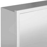  Ničica za tuš Srebrno 90 x 20 x 9.5 cm Nehrđajući čelik | shoptok.hr