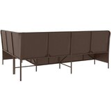 vidaXL Vrtna sofa L-oblika sa jastucima smeđi od poliratana | shoptok.hr