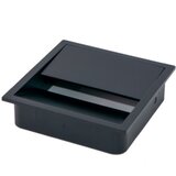 Rozetna za kablove 1626 85x85 H=20, Black ( 608-010 )