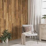 Zidne ploče s izgledom drva smeđe od PVC-a 2,06 m² | shoptok.hr