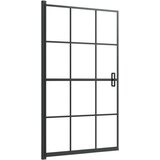 vidaXL Tuš kabina ESG 80x140 cm črna, (21027744) | Shoptok.si