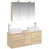  Set namještaja za kupaonicu 4 kom. Hrast sonoma | shoptok.hr