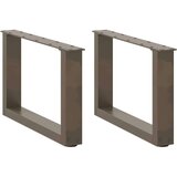  Noge za stolić U-oblika 2 kom Prirodni čelik 50x(30-31) cm Cijene