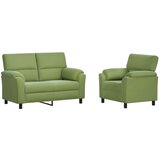  Set sofe 2 pcs Svijetlo zelena Baršun | shoptok.hr