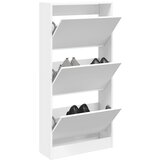  The living store omarica za čevlje bela 60x21x125,5 cm inženirski les - omarica za čevlje, (21485698) Cene