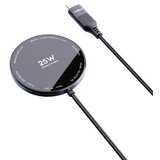  Bezicni punjac magsafe moxom mx-hc345 wl 25w crni ( P1296 ) Cene