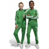 Adidas Otroški spodnji del trenirke zelena barva