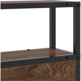  Skladišno uzglavlje Zidne Smeđi hrast 120 cm Konstruirano drvo | shoptok.hr