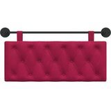  Držeće uzglavlje Zidne Vinska crvena 110 x 55 x 7 cm Baršun - boja crnog vina 100 cm bez LED | shoptok.hr