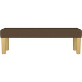  Klupa tamnosmeđi 100x30x30 cm od tkanine | shoptok.hr