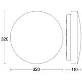 Steinel 069766- LED Plafonsko svetlo za kupatilo RSPRO P2 LED/14W/230V 3000K IP54 | Eponuda.com