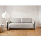ELTAP Sivo-bež sklopiva/s prostorom za odlaganje sofa od bouclé tkanine 244 cm Arcadova – | shoptok.hr