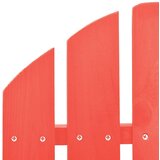 vidaXL Vrtna stolica za ljuljanje Adirondack masivna jelovina crvena | shoptok.hr