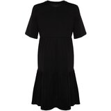 Trendyol Curve Plus Size Dress - Black - A-line Cene