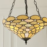 Endon 111884 - Luster na lancu Tiffany PEARL 3xE27/10W/230V prečnik 37 cm | Eponuda.com