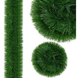 springos Verižica za jelko 6 metrov, zelena, girlanda za jelko, premer 15 cm., (21638703) Cene