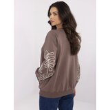 RELEVANCE Sweatshirt-RV-BL-9972.10X-dark brown | Shoptok.si