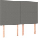  Okvir za krevet bez madraca tamnosivi 140 x 190 cm od tkanine | shoptok.hr