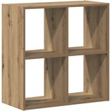  Regal za knjige boja artisian hrast 68,5x32x68,5 cm drveni | shoptok.hr