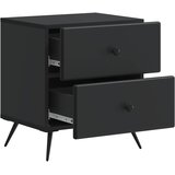  Noćni ormar 2 kom. Crna 43 x 34,5 x 47,5 cm Konstruirano drvo | shoptok.hr
