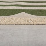 Flair Rugs Zelena/u prirodnoj boji ručno rađena vunena staza 80x230 cm Lois Scallop – | shoptok.hr