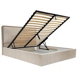 Bobochic Paris Bež/smeđe-sivi podstavljeni bračni krevet s prostorom za odlaganje s podnicom 180x200 cm Mara – | shoptok.hr