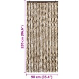  Zastor protiv insekata bež-smeđi 90 x 220 cm šenil | shoptok.hr