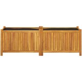  Vrtna sadilica s oblogom 153x38,5x50cm od masivnog drva bagrema | shoptok.hr